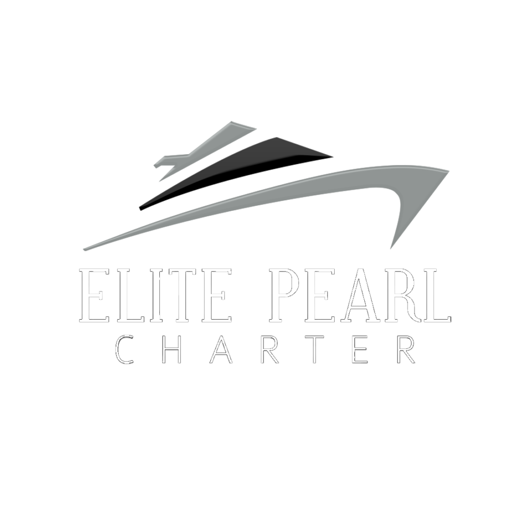 elite pearl charter - logo large white