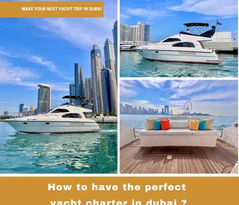 How to have the perfect yacht charter in Dubai