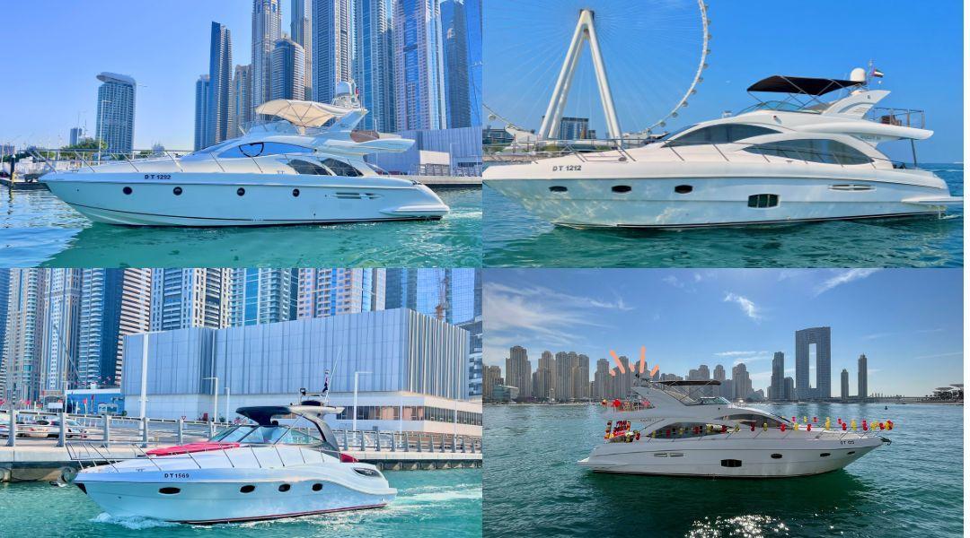 Luxury Yacht rental Dubai Marina