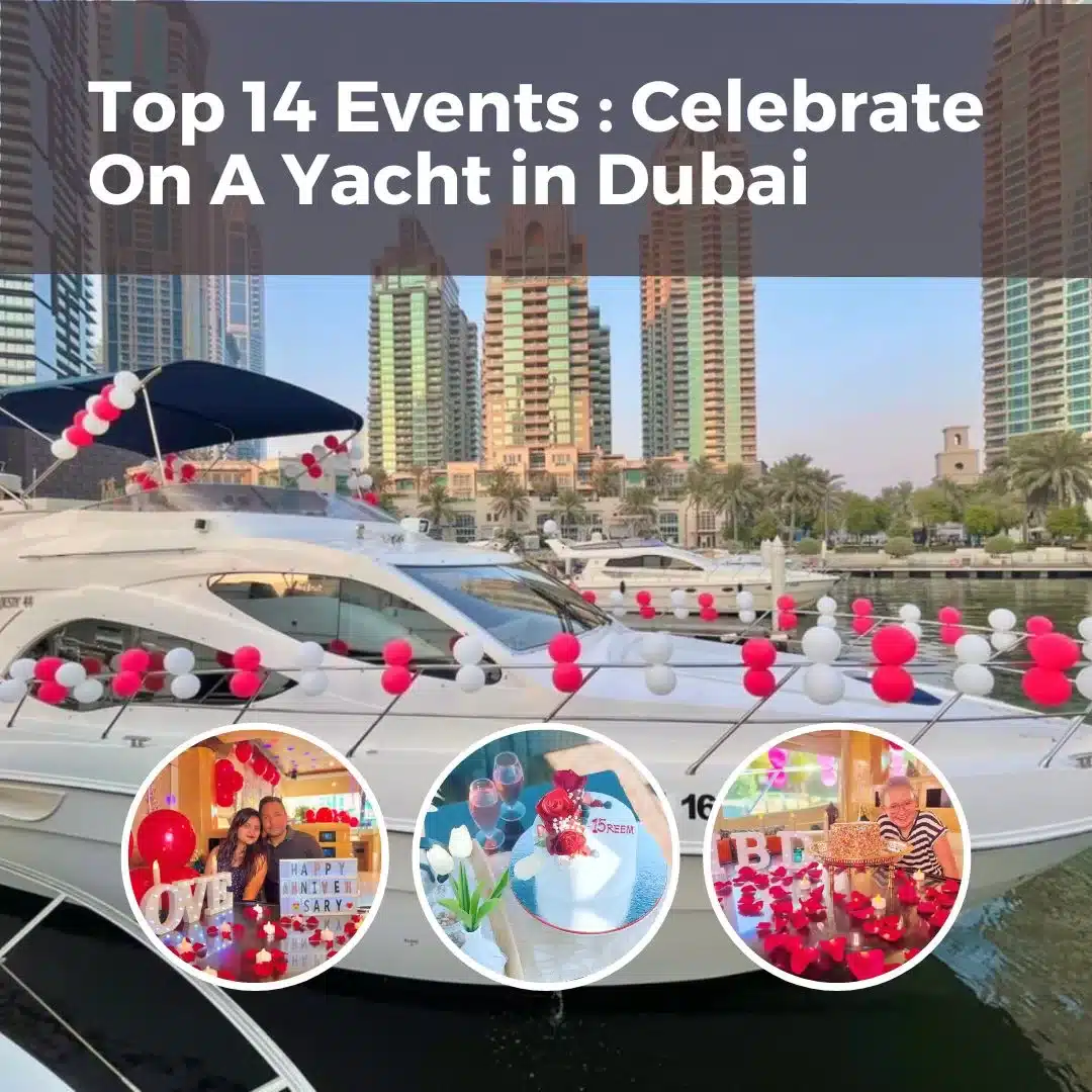 Celebrate On A Yacht in Dubai