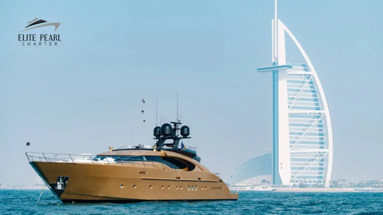 elite pearl charter - Elite Royalty 134 Ft with view of burj al arab