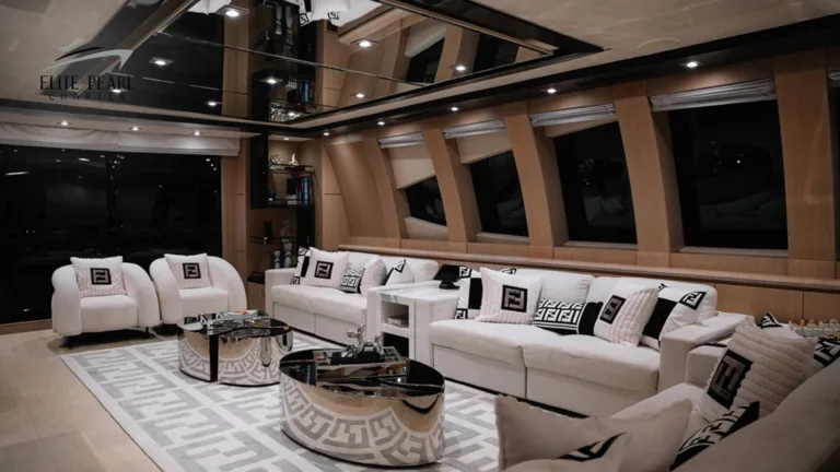 elite pearl charter - Elite Royalty 134 Ft interior