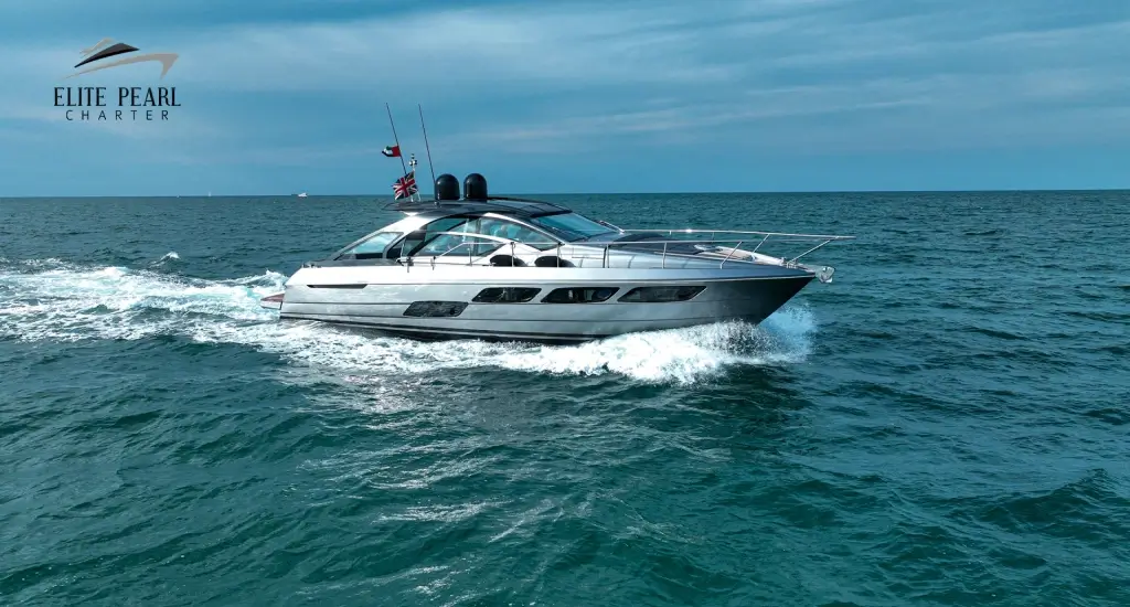 Elite Pershing Gray 54 Ft. Elite Pearl Charter.