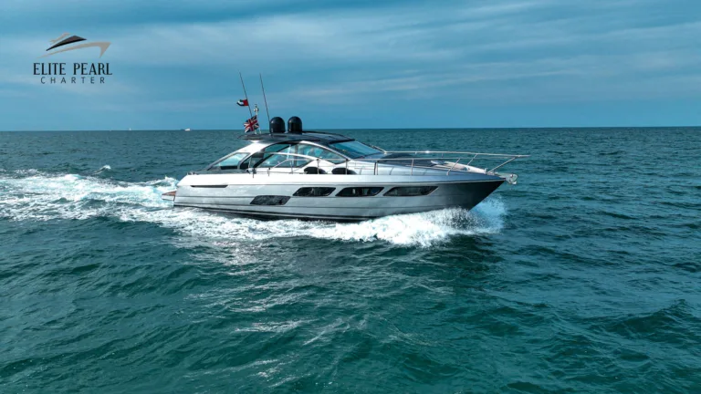 elite pearl charter - elite pershing 54 ft. The Health Benefits of Taking a Luxury Yacht Charter in Dubai Vacation image blog.