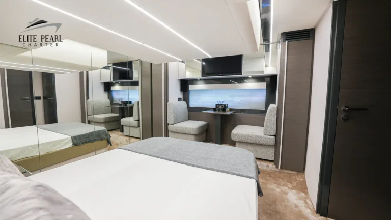 elite pearl charter - elite pershing 54 ft white