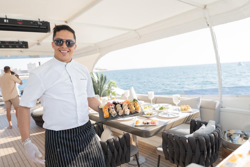 elite pearl charter - catering for yacht