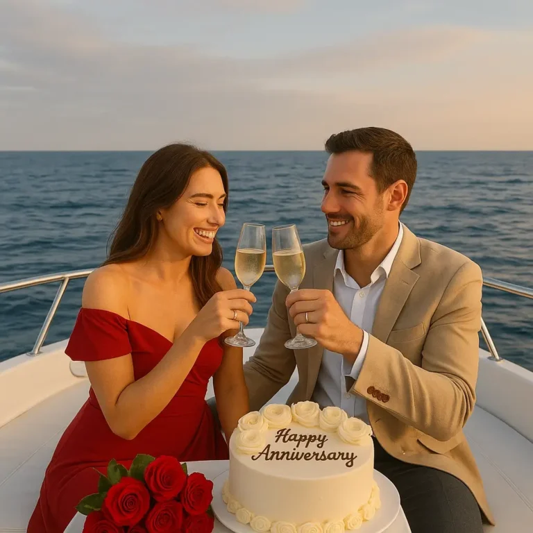 Yacht Rental for Anniversary in Dubai. Elite Pearl Yachts Charter
