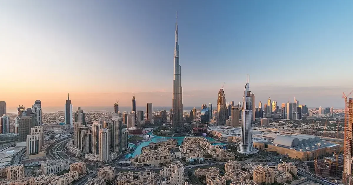 Burj Khalifa in Dubai. Elite Pearl Charter