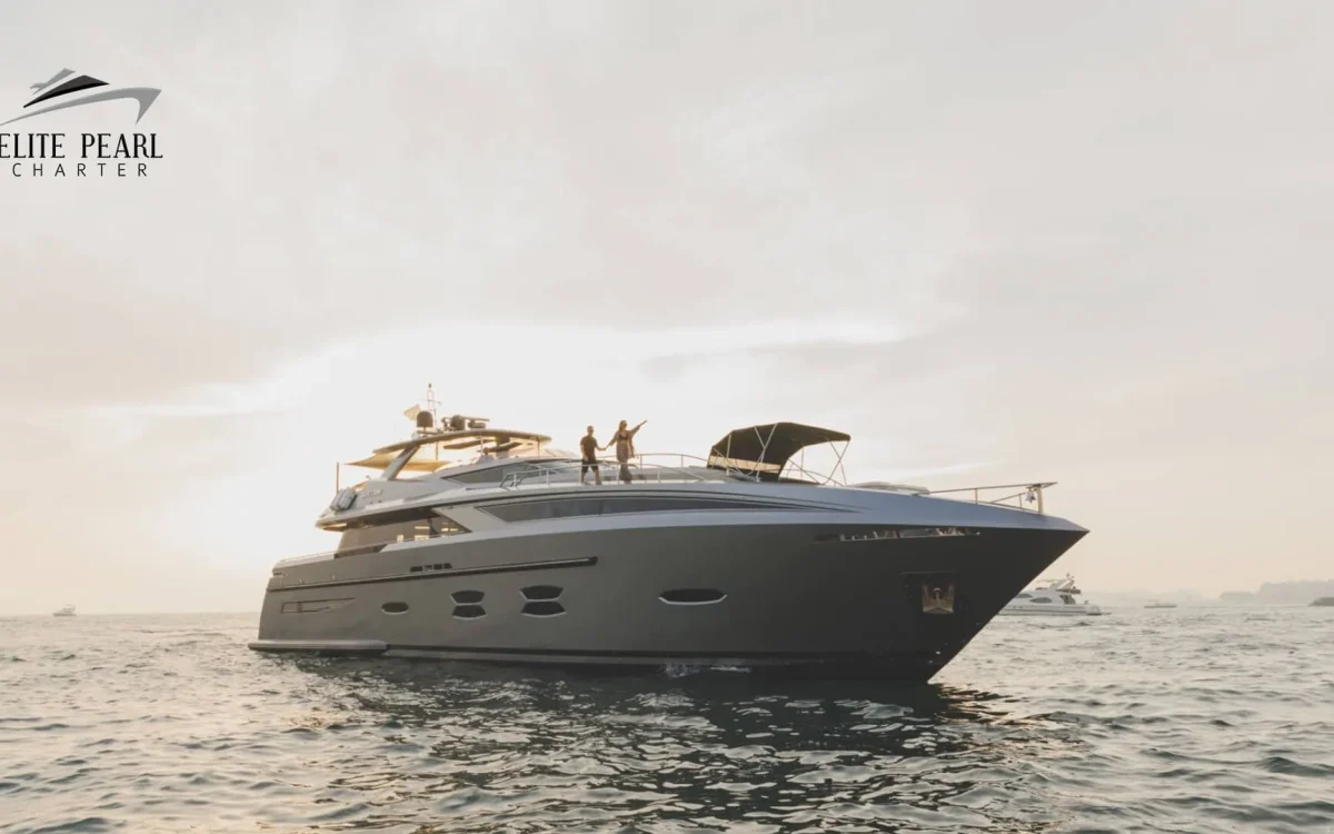 elite pearl charter - Elite Santorini 115ft. Yacht Rental Dubai Marina: The Ultimate Guide to Luxury on the Water.