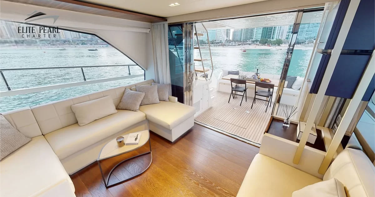 elite pearl charter - Ferreti 67ft. Yacht Charter Destinations Beyond Dubai blog image.