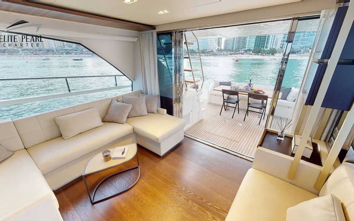 elite pearl charter - Ferreti 67ft. Yacht Charter Destinations Beyond Dubai blog image.