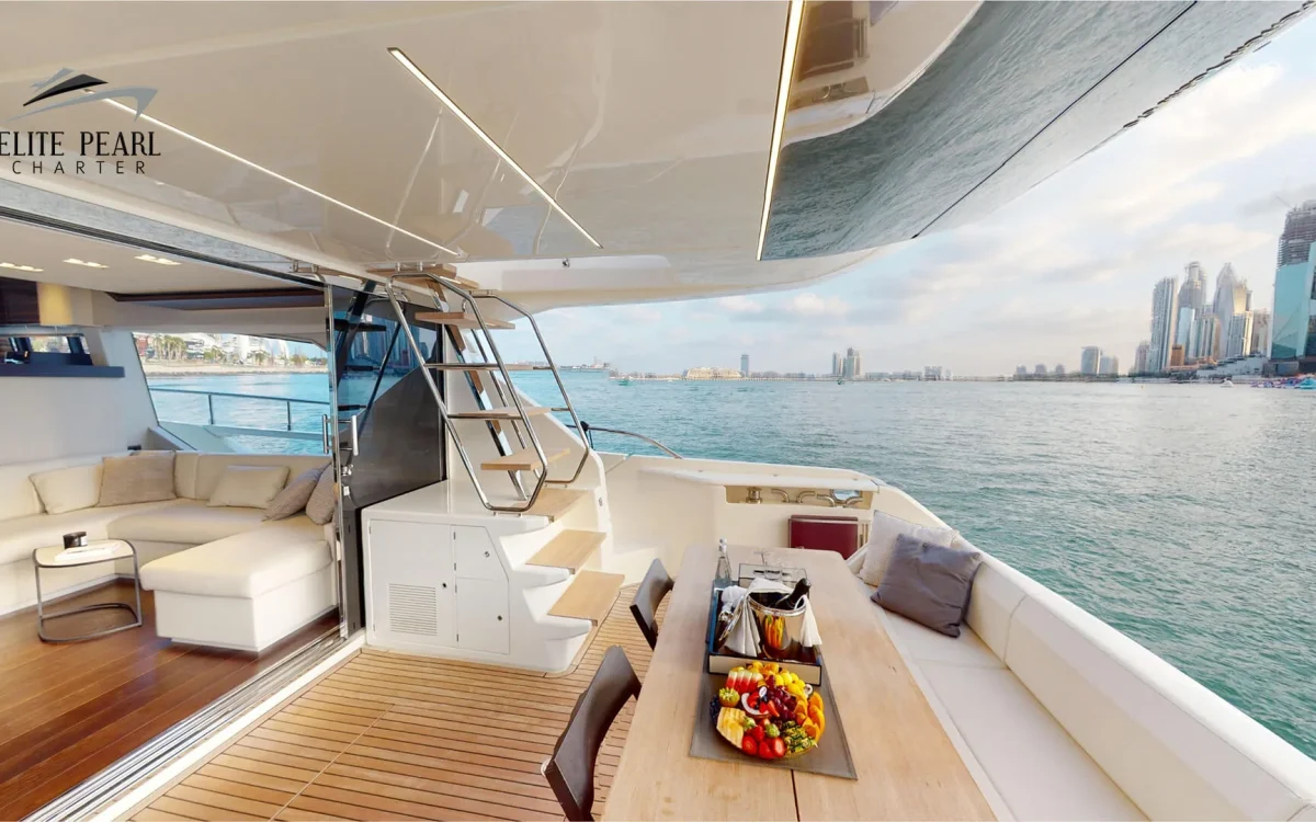 elite pearl charter - Ferreti 67ft. Elite Yacht Captain: From Helm to Stern image blog.