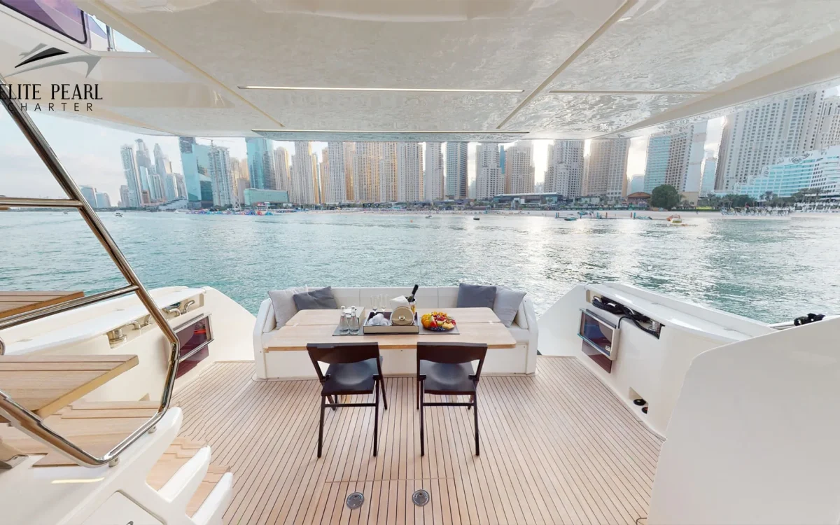 elite pearl charter - Ferreti 67ft. Dubai for Solo Travelers: Tips and Recommendations for Independent Explorers blog image.