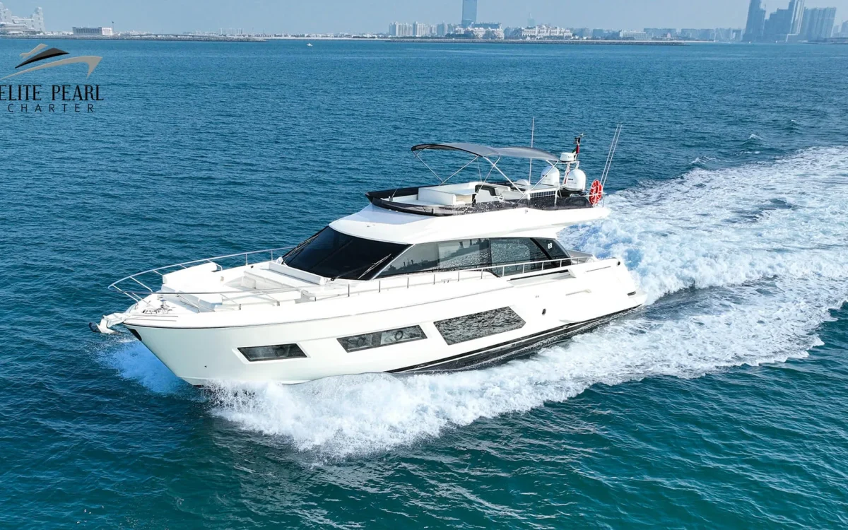 elite pearl charter - Ferreti 67ft. The Sound of Luxury: Creating the Perfect Playlist for Elite Charter Dubai Trips image blog