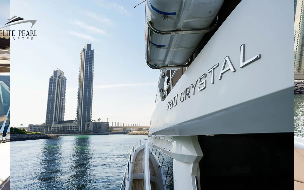 elite pearl charter - Galeon 78 w Jacuzzi. The Art of Napkin Folding: Small Details that Make Elite Charter Dubai Stand Out blog image.