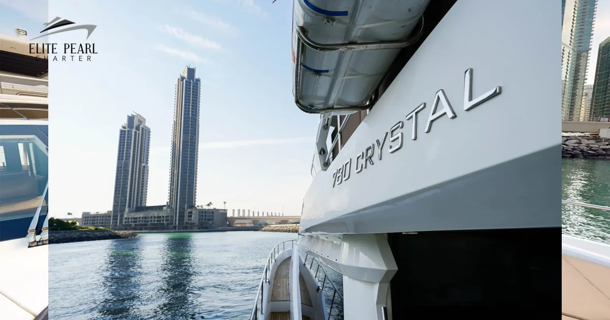 elite pearl charter - Galeon 78 w Jacuzzi. The Art of Napkin Folding: Small Details that Make Elite Charter Dubai Stand Out blog image.