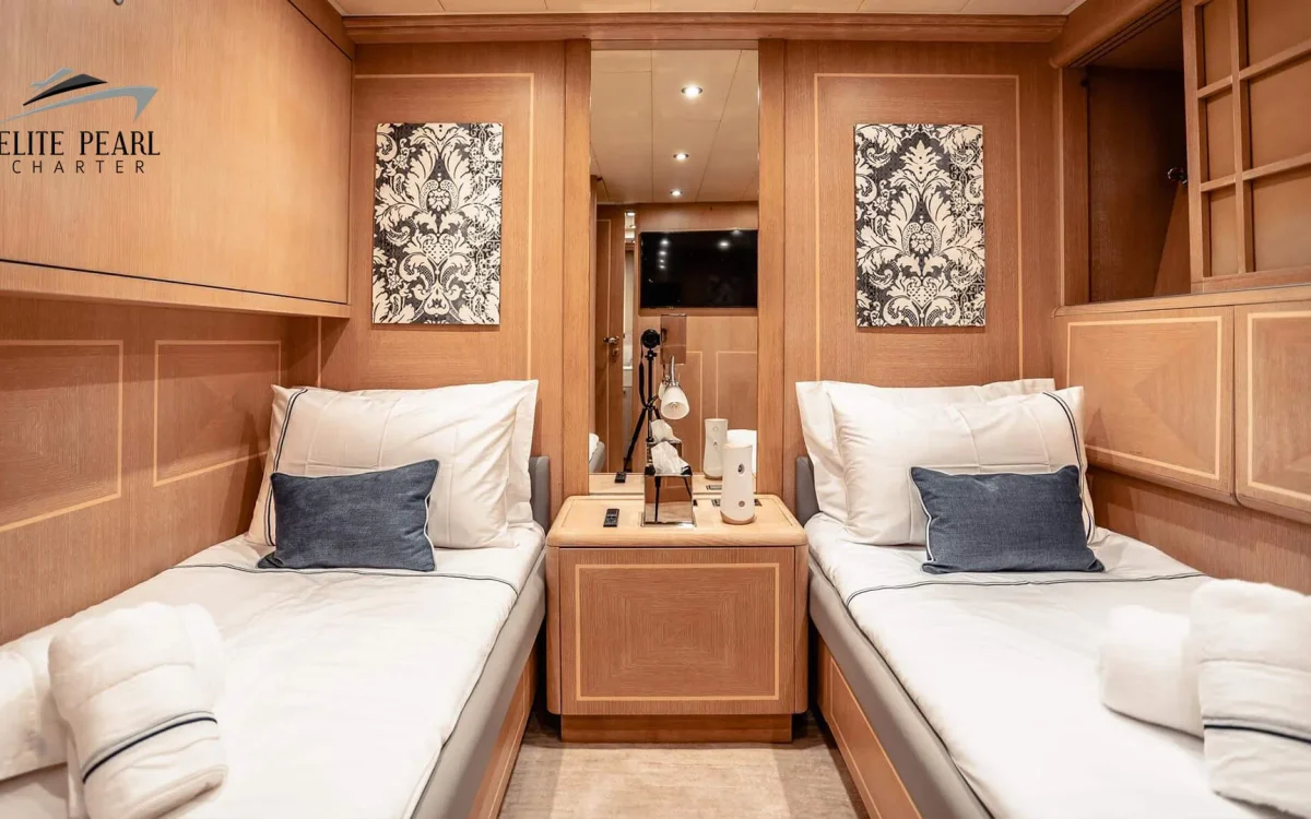 elite pearl charter - Elite Lady Maia 108ft. From Hull to Canvas: Using Elite Charter Dubai Yachts as Moving Art Installations image blog