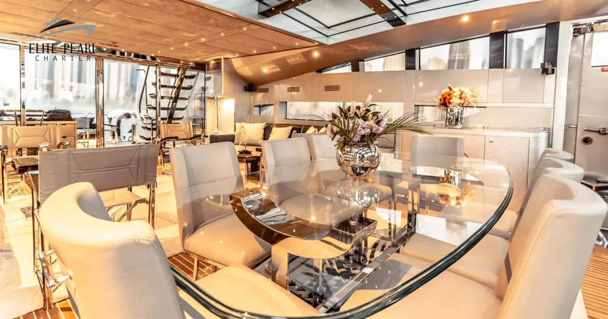 elite pearl charter - Elite Lady Maia 108ft. Dubai for Seniors: Accessible attractions and Accomodations blog image.