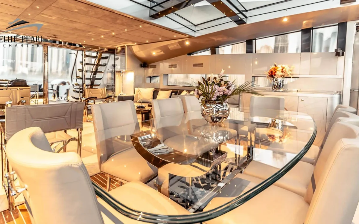elite pearl charter - Elite Lady Maia 108ft. Dubai for Seniors: Accessible attractions and Accomodations blog image.