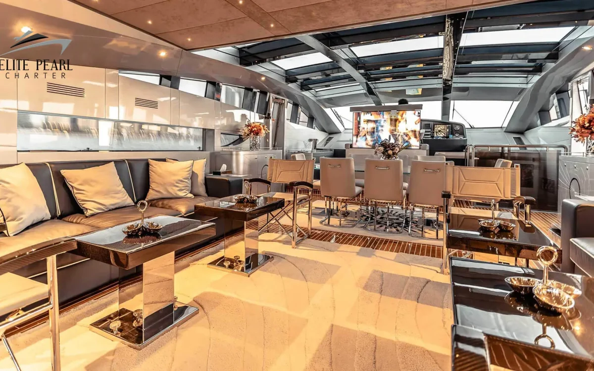 elite pearl charter - Elite Lady Maia 108ft. Cheapest Yacht Rental Dubai Marina: How to Experience Luxury on a Budget with Elite Charter Dubai blog image