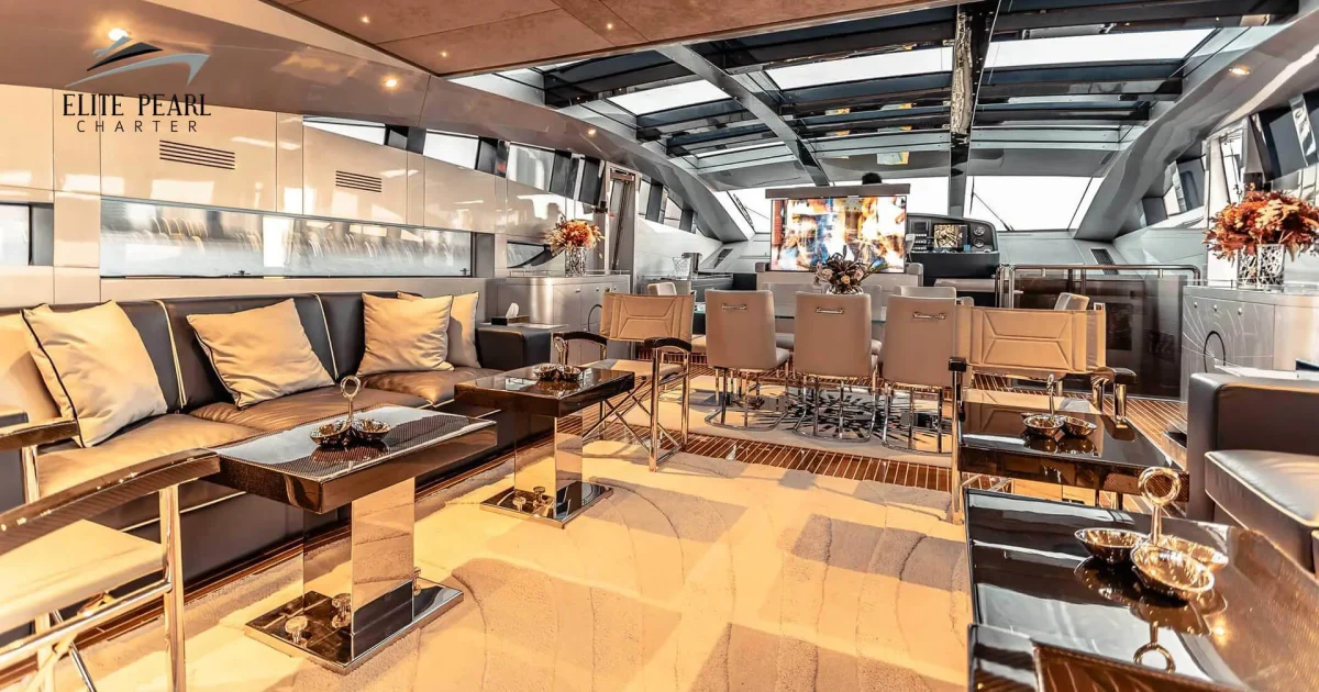 elite pearl charter - Elite Lady Maia 108ft. Cheapest Yacht Rental Dubai Marina: How to Experience Luxury on a Budget with Elite Charter Dubai blog image