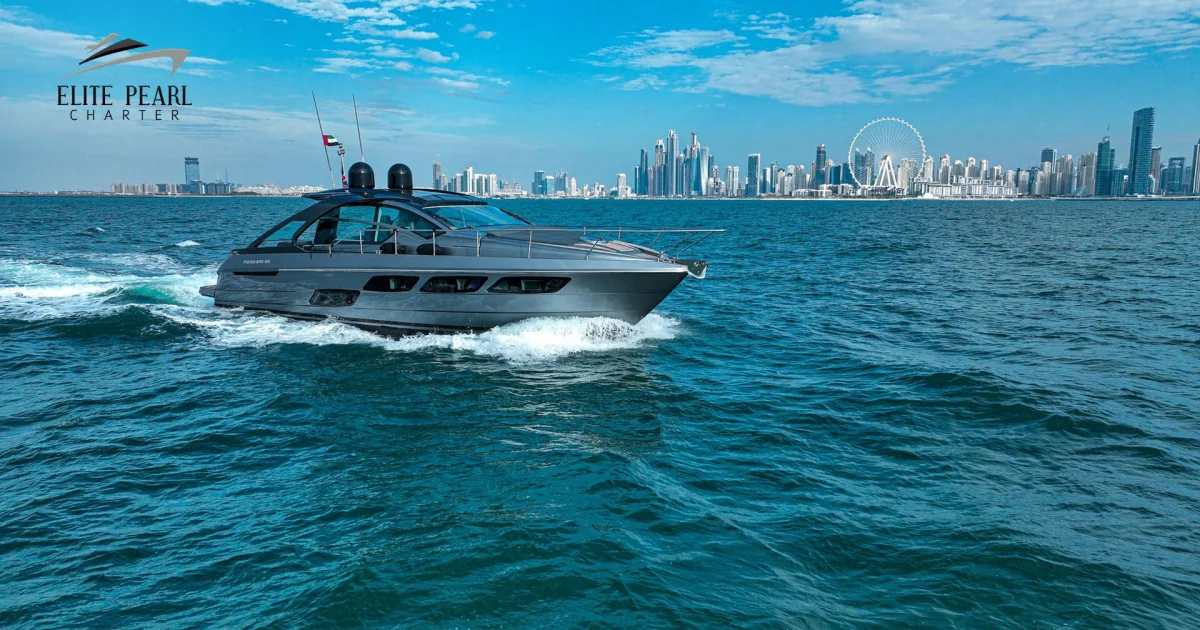 elite pearl charter - elite pershing 54 ft. Dubai Packing Essentials for a Yacht Trip blog image.