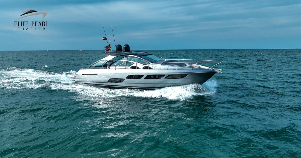 elite pearl charter - elite pershing 54 ft. The Health Benefits of Taking a Luxury Yacht Charter in Dubai Vacation image blog.