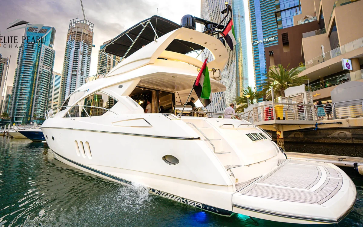 elite pearl charter - Sunseeker 70 Ft. Yacht Fashion Dubai: What to Wear for Different Charter Occasions in Dubai blog image