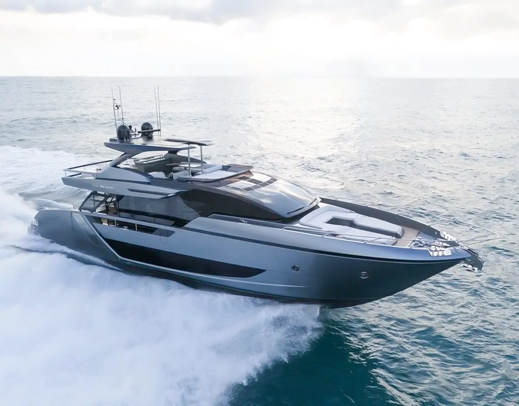 Elite Pershing 82FT available for charter in Dubai