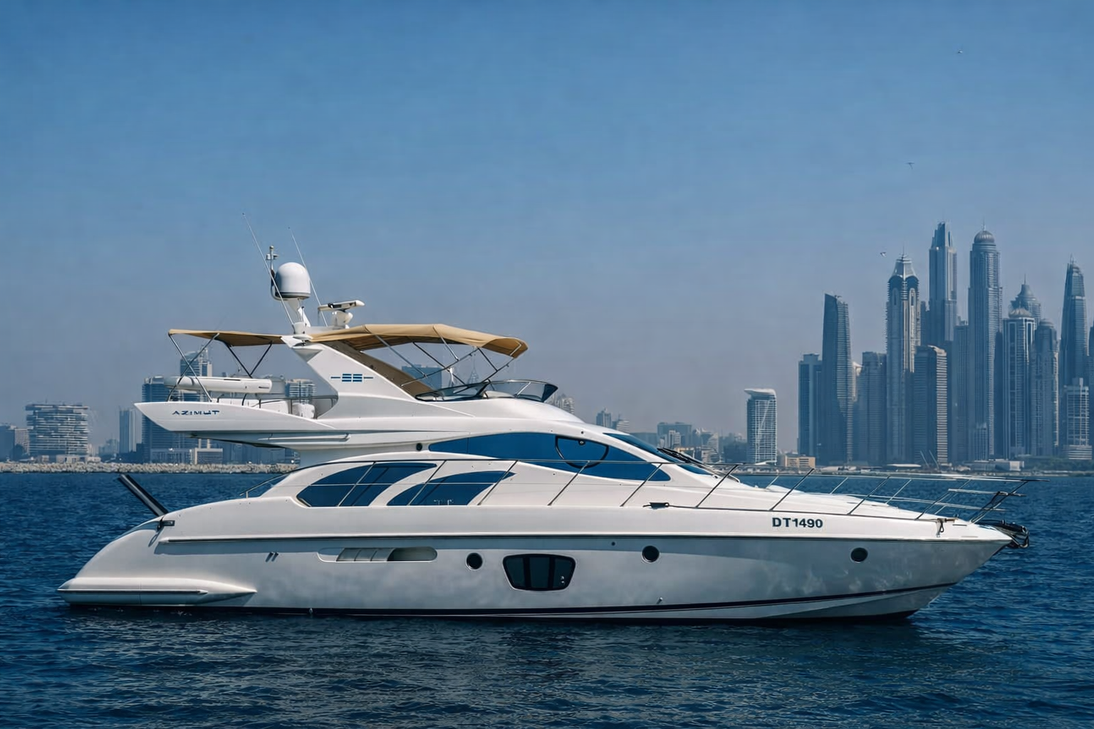 Elite White Pearl available for charter in Dubai